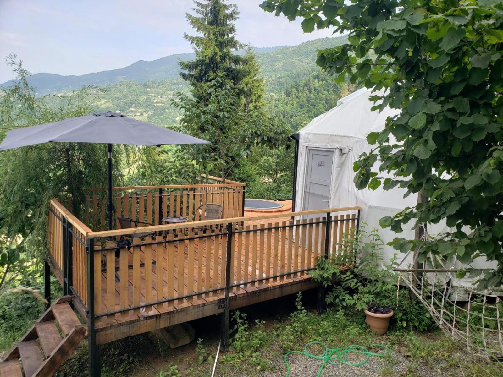 Готель Ajara Glamping Kokotauri Keda Екстер'єр фото