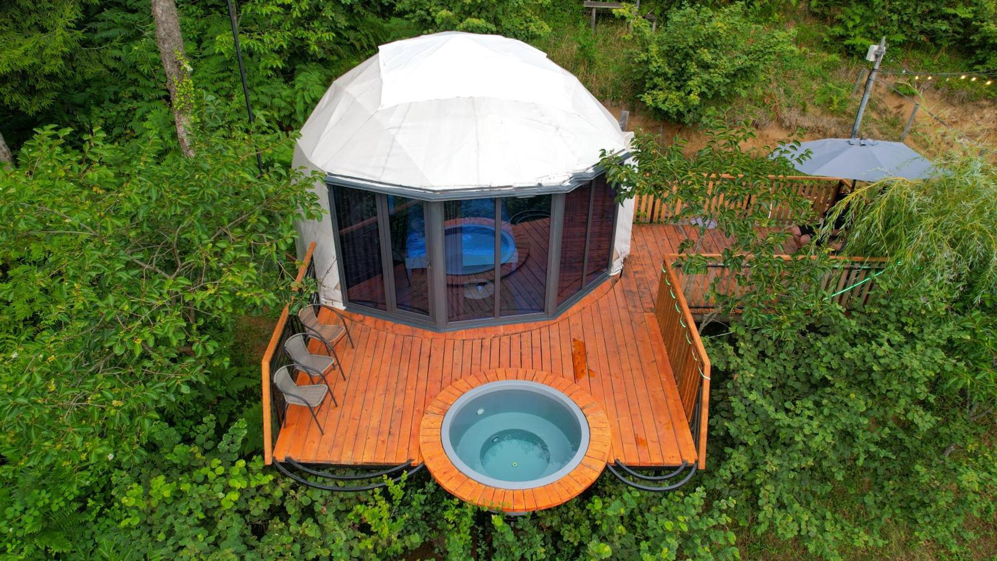 Готель Ajara Glamping Kokotauri Keda Екстер'єр фото